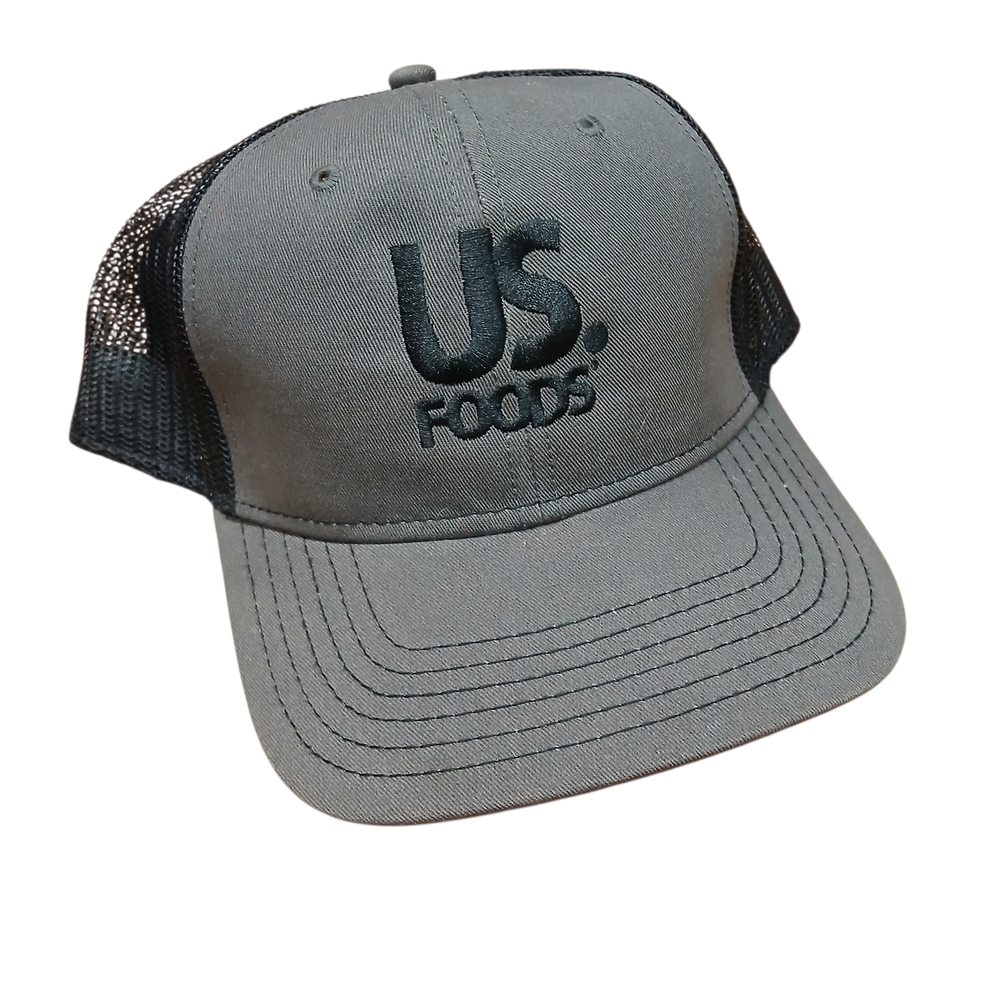 Gray and Black Trucker Hat